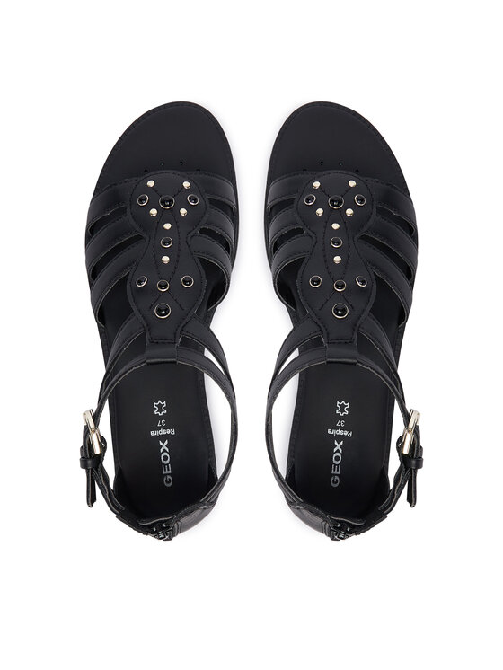 Geox Geox Sandali Jr Sandal Karly J6535D 000BC C9258 D Črna