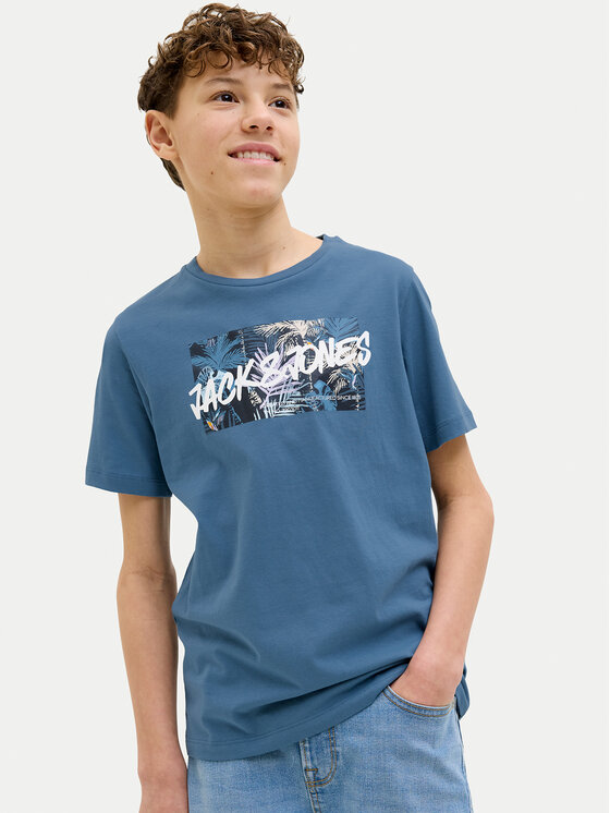 Jack&Jones Junior Jack&Jones Junior Tričko Hawaii 12269916 Modrá Standard Fit