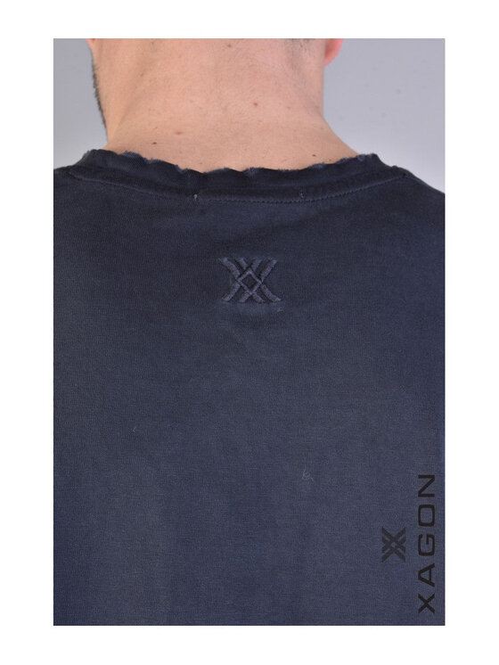 Xagon Xagon T-Shirt 23082ZLTM99 Czarny Oversize