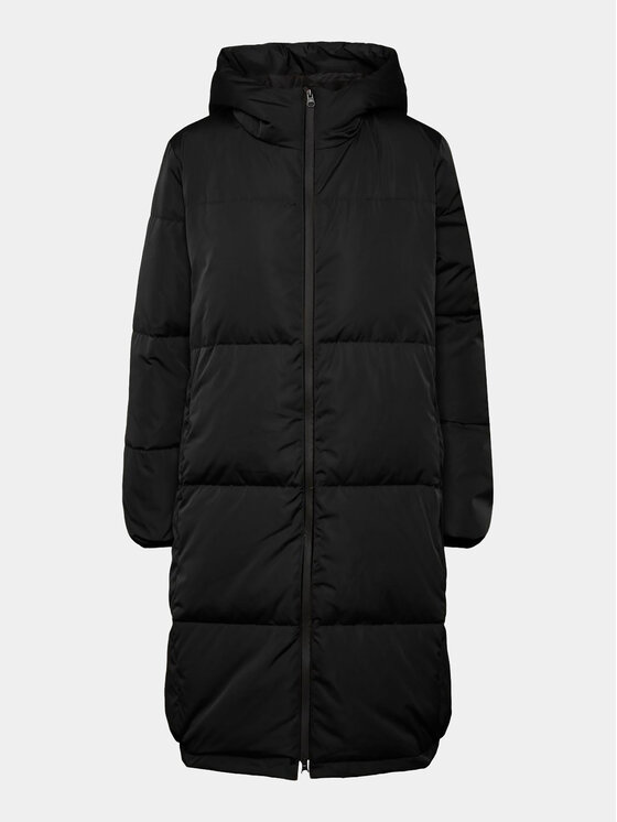 YAS YAS Pehelykabát 26031874 Fekete Regular Fit