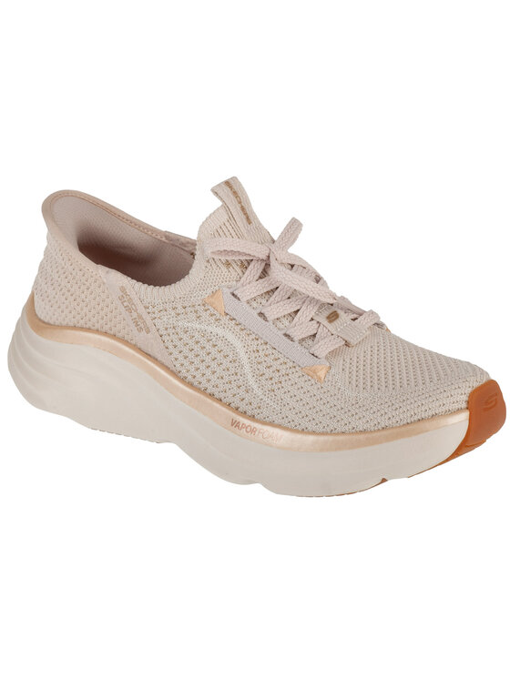 Skechers Skechers Sneakersy Skechers Slip-Ins: D'lux Vapor - Evening Glow Beżowy