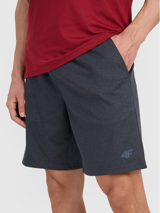 4F 4F Szorty sportowe MULTI ACTIVE Szary ciemny Regular Fit