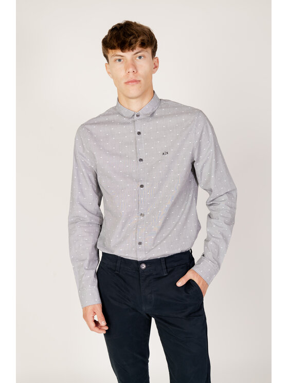 Armani Exchange Armani Exchange Košile 6RZC11 ZNYSZ Černá To Fit