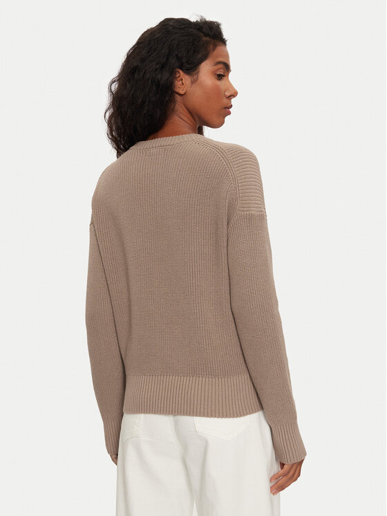 Guess Guess Πουλόβερ W4BR08 Z3HM1 Μπεζ Regular Fit