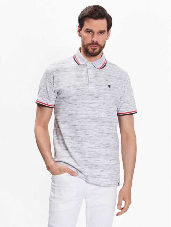 INDICODE Tricou polo Conley 40-317 Gri Regular Fit