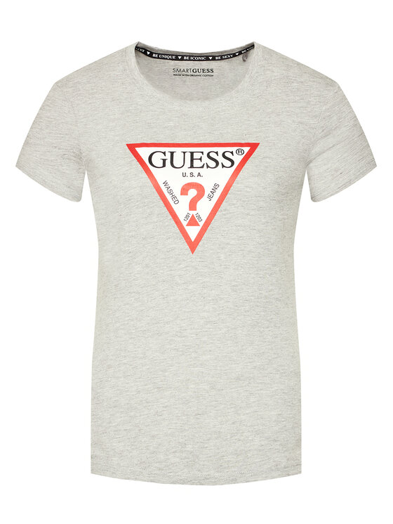 Guess Guess T-Shirt Original W1YI1B I3Z11 Grau Boxy Fit
