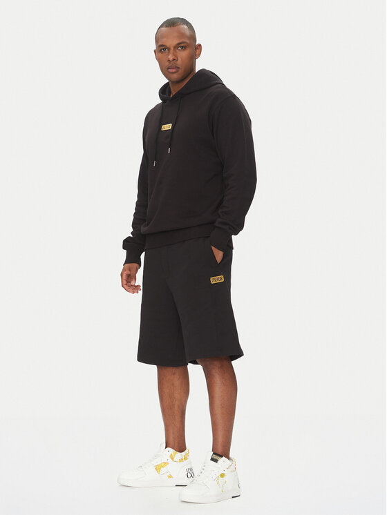 Versace Jeans Couture Versace Jeans Couture Sporta šorti 78GADT08 Melns Regular Fit