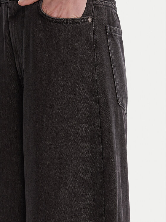 Weekend Max Mara Weekend Max Mara Jeansy Vortice 2615181011 Czarny Wide Leg