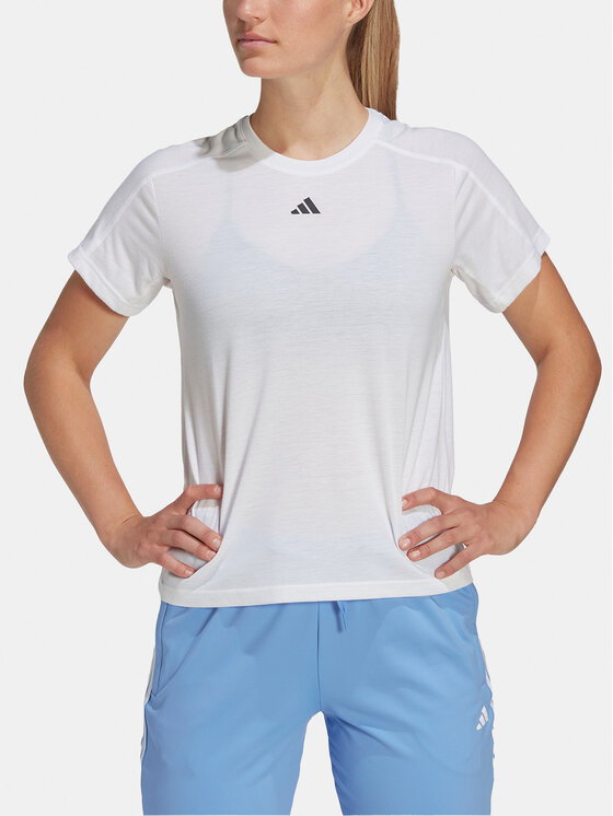 adidas adidas Technisches T-Shirt Train Essentials HR7796 Weiß Regular Fit