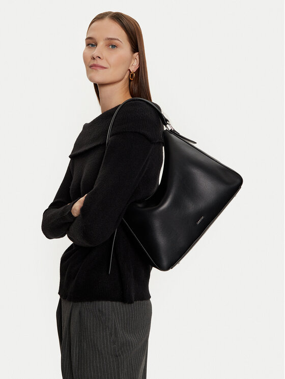Calvin Klein Calvin Klein Borsetta Ck Sense Medium Shoulder Bag K60K612770 Nero