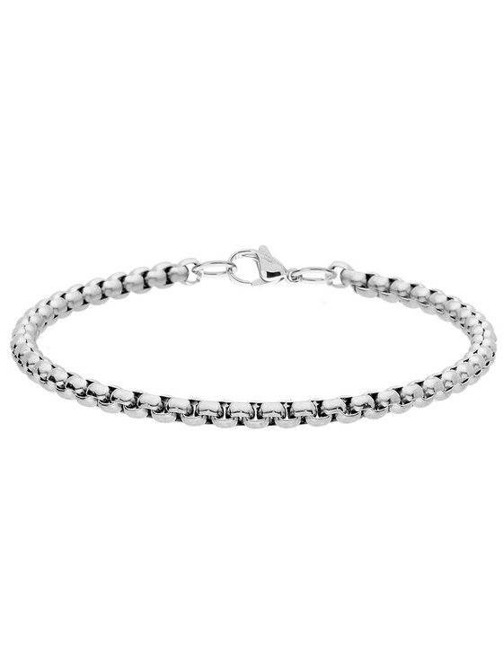 Manoki manoki Bransoletka BA851S Srebrny