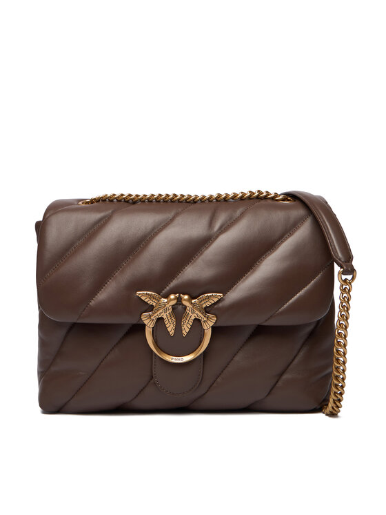 PINKO PINKO Ročna torba Love Puff Big Cl AI 25-26 PLTT 100037 A0F2 Rjava