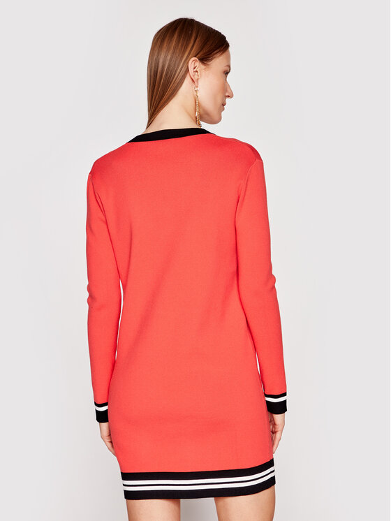 Vestito di maglia CA1055 MA03L Rosso Regular Fit