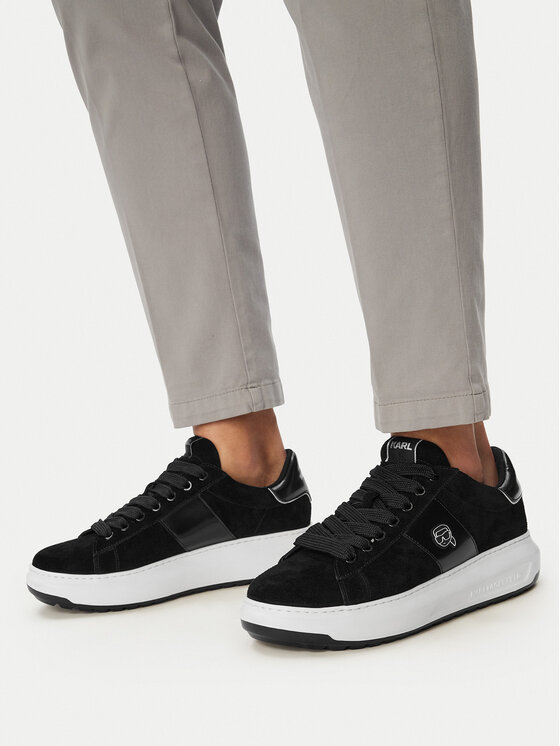 KARL LAGERFELD KARL LAGERFELD Tenisice Kapri Lug KL57527 Crna
