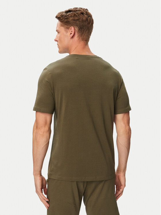 BOSS BOSS Póló Mix&Match 50515312 Khaki Regular Fit
