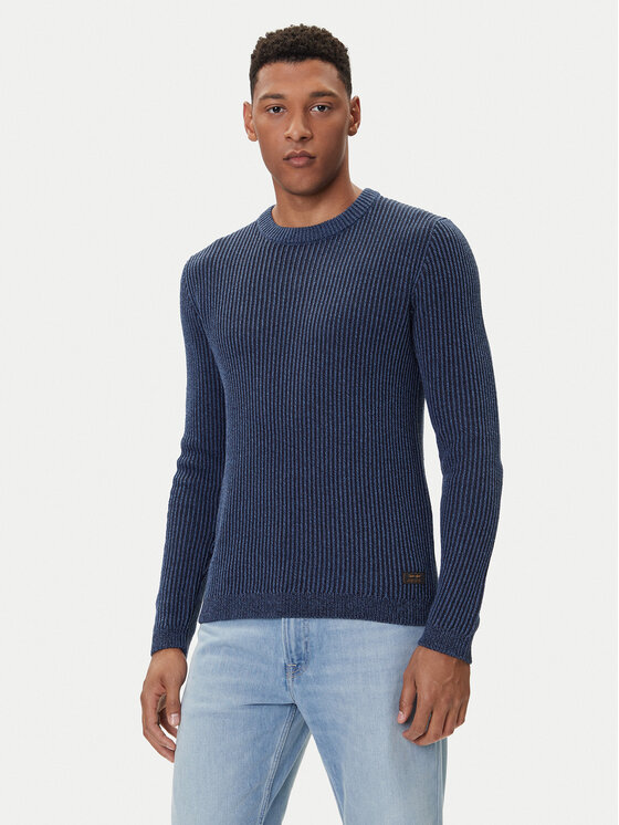 Jack&Jones Jack&Jones Пуловер Dover 12278816 Тъмносин Regular Fit