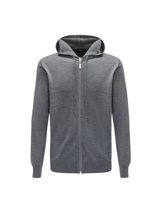 La Mania La Mania Mikina REGULAR FIT ZIP Sivá Active Fit