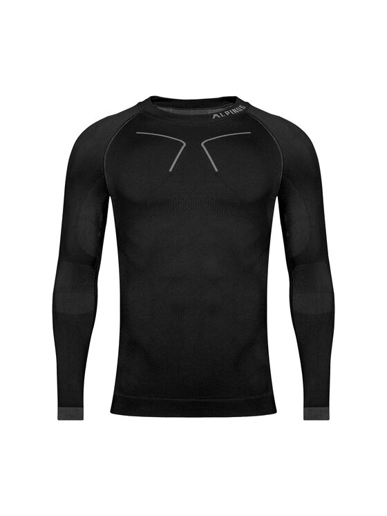 Alpinus Alpinus Bielizna termoaktywna górna Tactical Base Layer Czarny