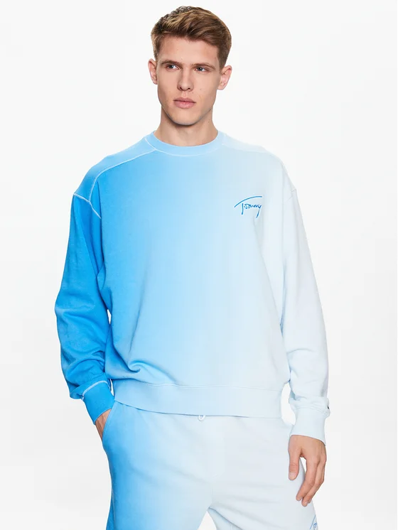 Tommy Jeans Sweatshirt DM0DM16372 Blau Boxy Fit