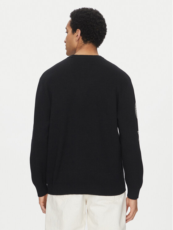 Vans Vans Sweater Metal Arch VN000KUU Fekete Loose Fit