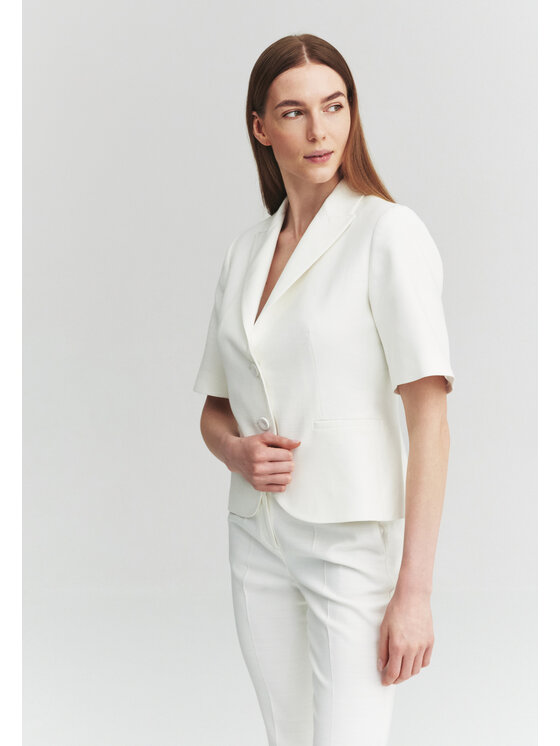 TATUUM TATUUM Sako SELENI Bílá Fitted Fit