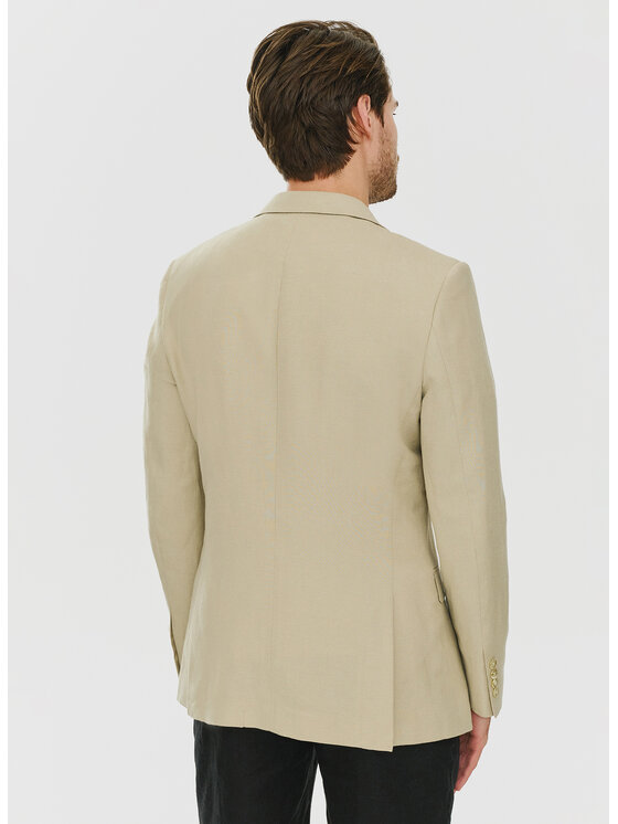 Pako Lorente Pako Lorente Marynarka P24SF-3X-020 Beżowy Slim Fit