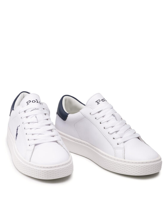 Polo ralph lauren store court 125 leather sneaker