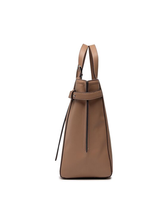 Borsetta Minimal Hardware Tote K60K609849 Marrone