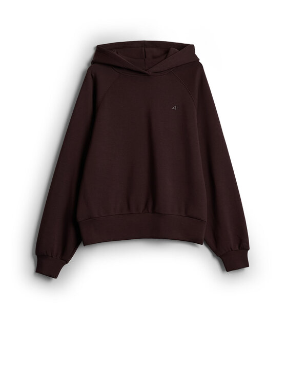 4F 4F Bluza ESSENTIAL Brązowy ciemny Regular Fit