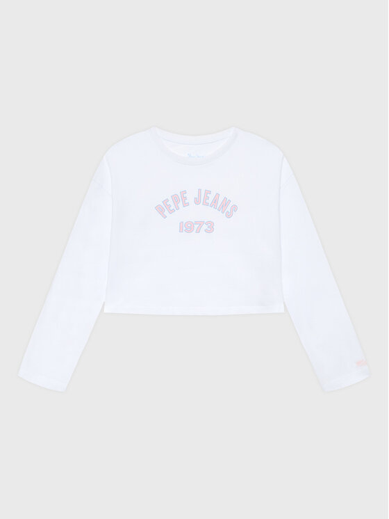 Pepe Jeans Tricou Paullete PG502955 Alb Regular Fit
