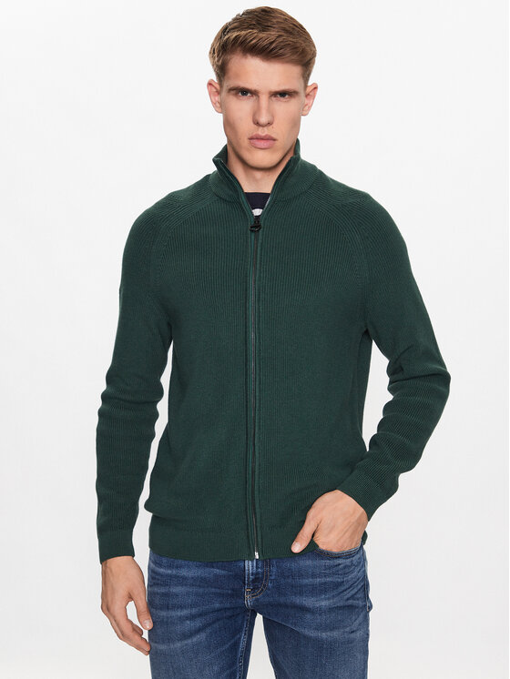 Tom Tailor Denim Cardigan 1033878 Verde Regular Fit
