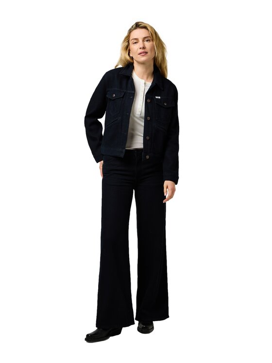 Wrangler Wrangler Kurtka jeansowa 112370807 Czarny Regular Fit