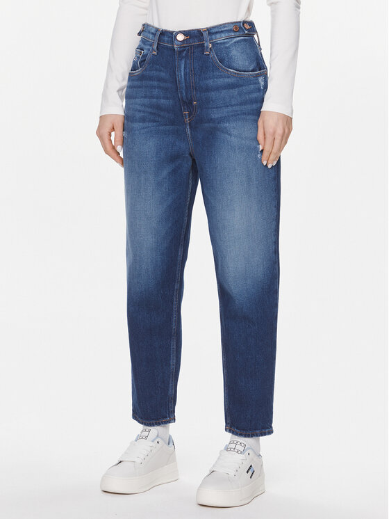 Tommy Jeans Blugi DW0DW16668 Bleumarin Tapered Fit