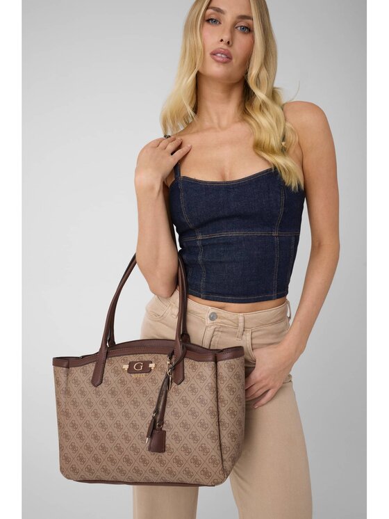 Guess Guess Torebka 182877 Brązowy
