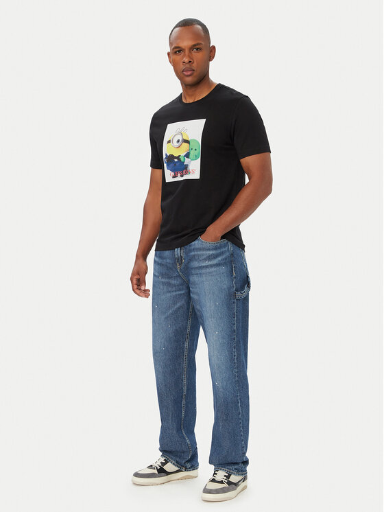 Guess Jeans Guess Jeans T-Shirt M6YI82 K6411 Schwarz Regular Fit