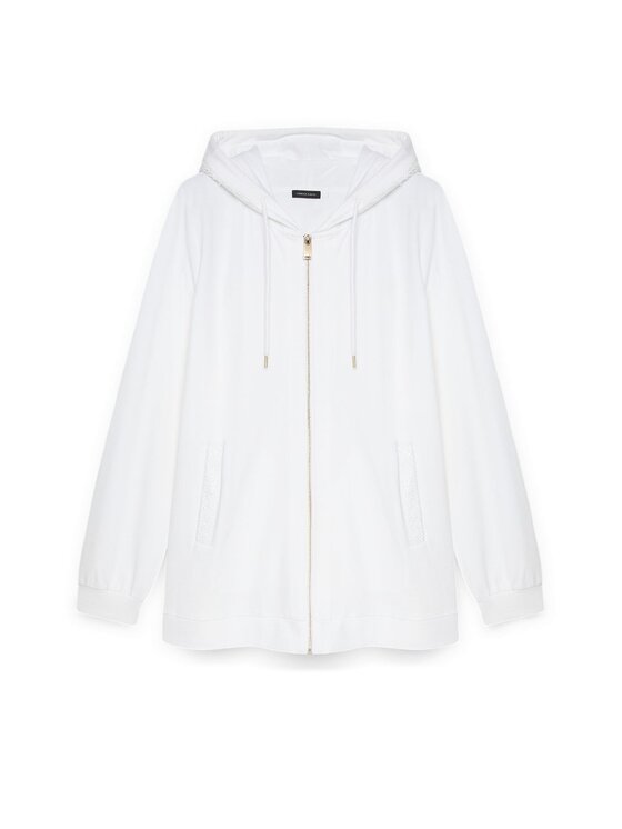 Fiorella Rubino Fiorella Rubino Felpa G890L008330N011 Bianco A-Line Fit
