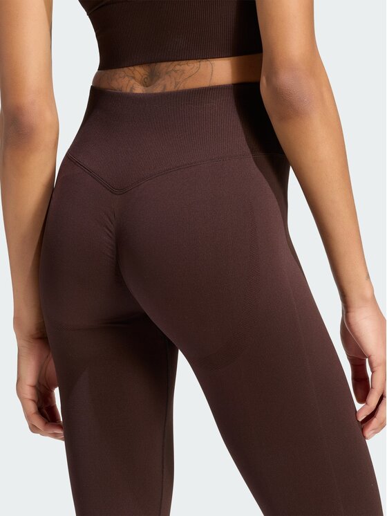 adidas adidas Tamprės Essentials Seamless Leggings IA4522 Ruda Slim Fit