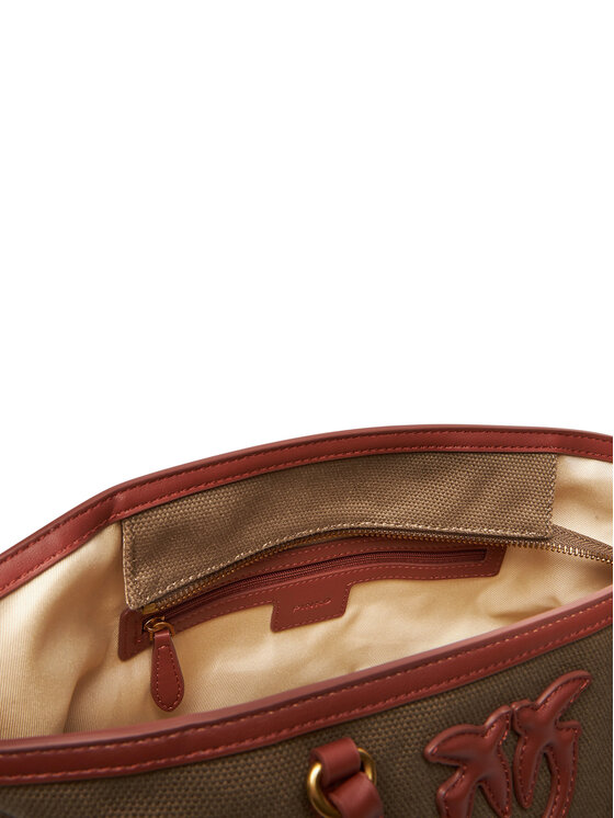 PINKO PINKO Borsetta Miranda Shopper Classic PE 25 PLTT 104714 A2G2 Cachi