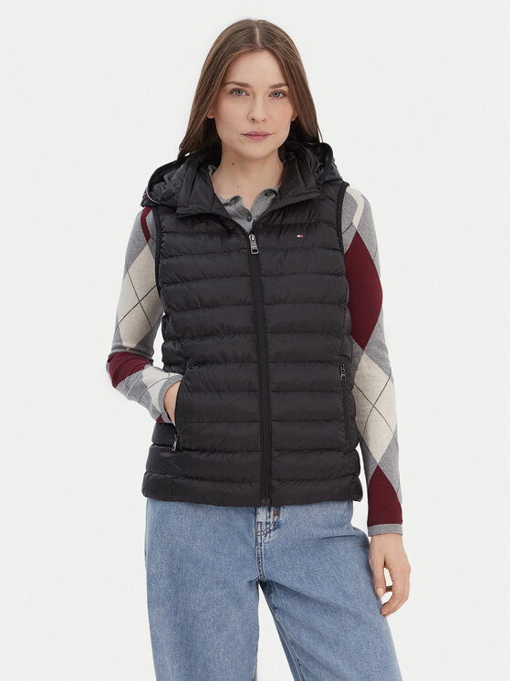 Tommy Hilfiger Tommy Hilfiger Liemenė Global Stripe WW0WW42051 Juoda Regular Fit