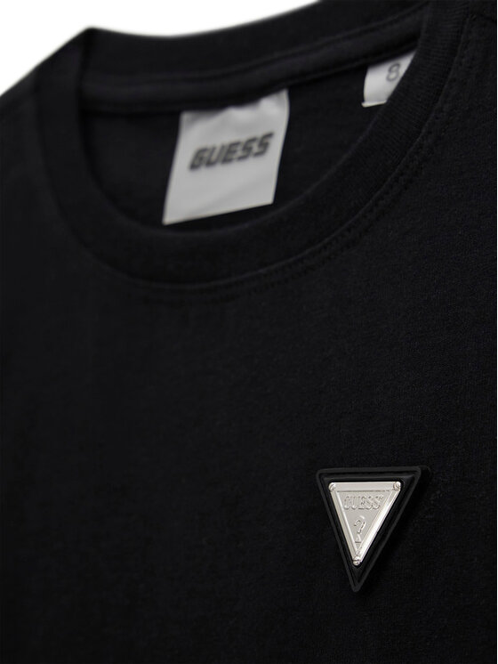 Guess Guess Marškinėliai J6YI42 K5197 Juoda Regular Fit