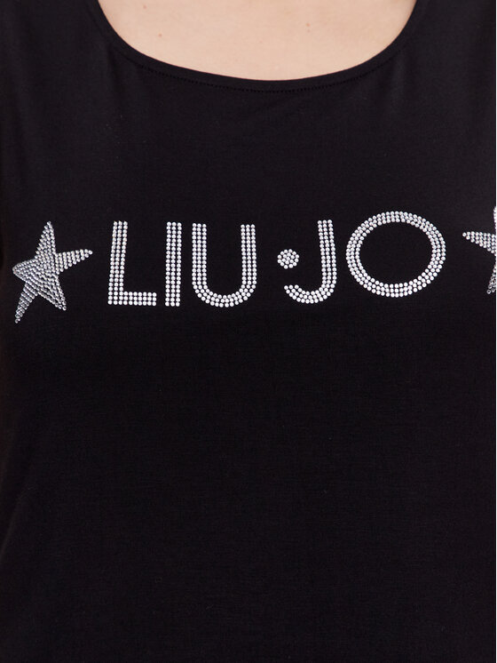 Liu Jo Beachwear Liu Jo Beachwear Top VA3100 J5360 Czarny Regular Fit