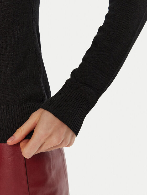 ACCESS FASHION ACCESS FASHION Dolčevita 44-8074 Crna Slim Fit
