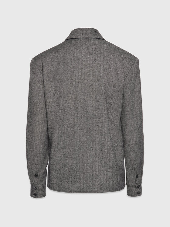 La Mania La Mania Koszula RITCHIE Szary Classic Fit