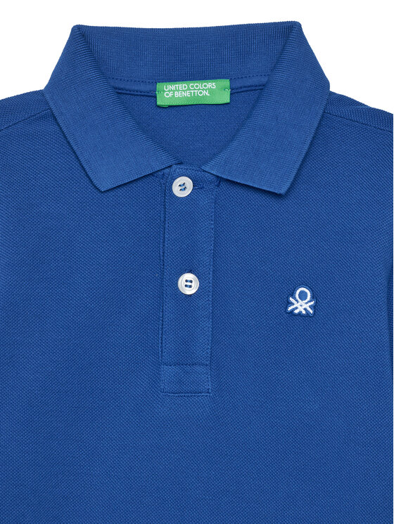United Colors Of Benetton United Colors Of Benetton Polo marškinėliai 3089G3009 Mėlyna Regular Fit