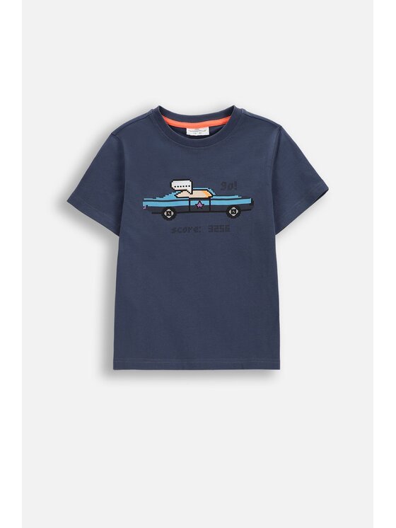 Coccodrillo Coccodrillo T-Shirt WC6143201MBK-014 Niebieski Regular Fit