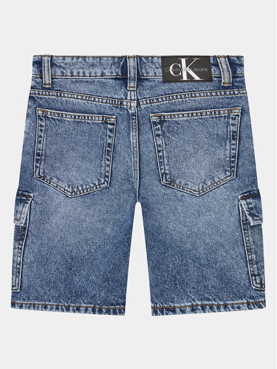 Calvin Klein Jeans Calvin Klein Jeans Kratke traperice Skater IB0IB02004 Plava Regular Fit