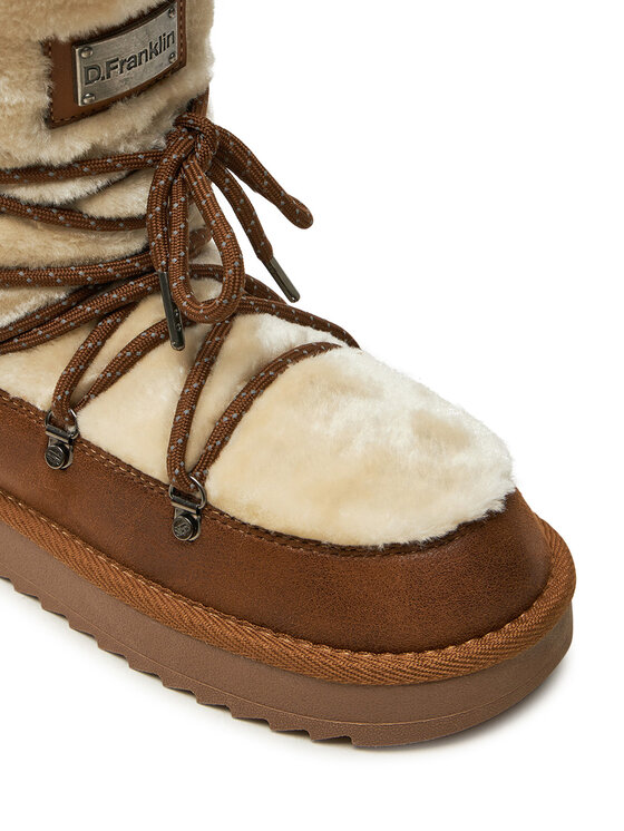 D.Franklin D.Franklin Schneeschuhe Nordic Trk Fur DFSH370005 Braun