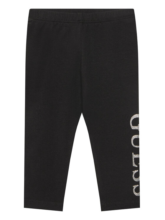Guess Guess Colanți K3YB01 J1314 Negru Slim Fit