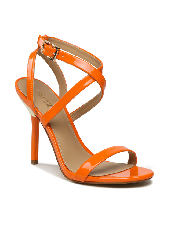 michael kors orange sandals