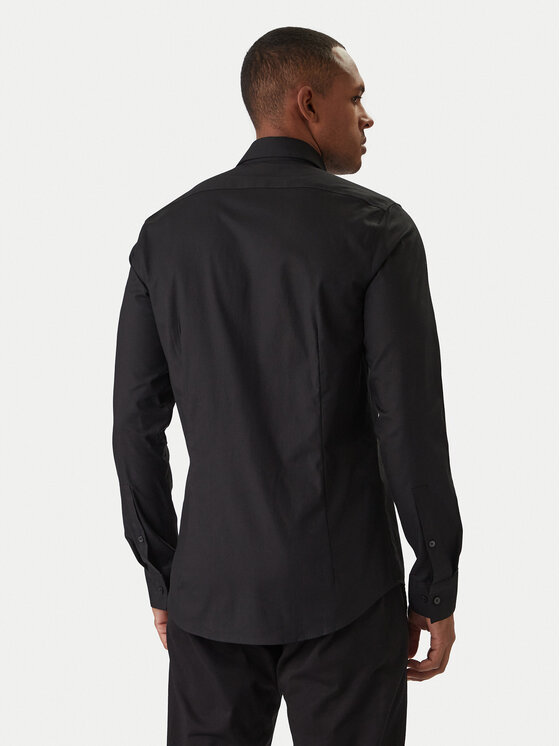 Calvin Klein Calvin Klein Πουκάμισο LV019EU006 Μαύρο Slim Fit